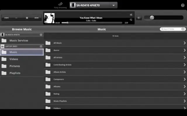 Network Audio Remote android App screenshot 5